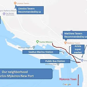 *** Affittacamere Sunny New Port Mykonos Grecia